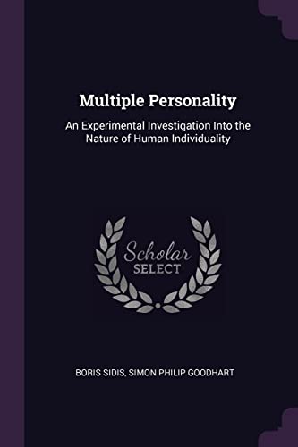 9781377809786: Multiple Personality: An Experimental Investigation Into the Nature of Human Individuality