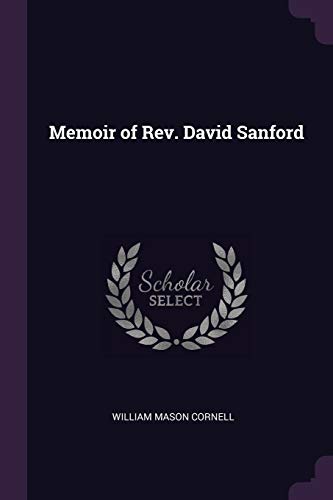 9781377821948: Memoir of Rev. David Sanford