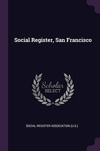 9781377901930: Social Register, San Francisco