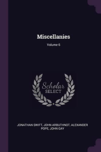 Stock image for Miscellanies; Volume 6 for sale by ALLBOOKS1