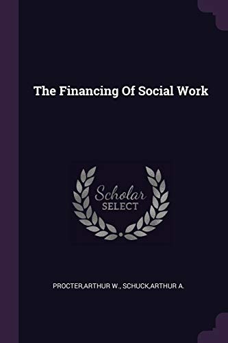Stock image for The Financing Of Social Work for sale by ALLBOOKS1
