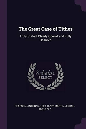 Stock image for The Great Case of Tithes for sale by Majestic Books