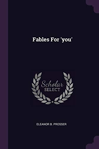 Stock image for Fables For 'you' for sale by ALLBOOKS1