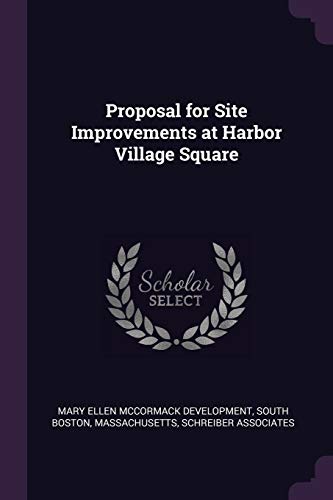 9781379184010: Proposal for Site Improvements at Harbor Village Square