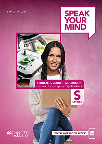 Stock image for Speak Your Mind Starter - Student's Book + Student's Book App + Digital Workbook, De Snelling, Rhona. Editorial Macmillan, Tapa Blanda En Ingl s Americano, 2021 for sale by Juanpebooks