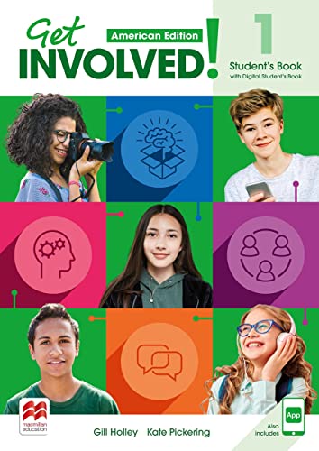 Imagen de archivo de Get Involved 1 American - Student's Book + Student's App + Digital Student's Book, De Holley, Gill. Editorial Macmillan, Tapa Blanda En Ingl s Americano a la venta por Juanpebooks