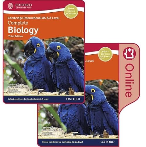 9781382005302: Complete Biology for Cambridge International as and a Level: Student Book with Access Code Card Third Edition