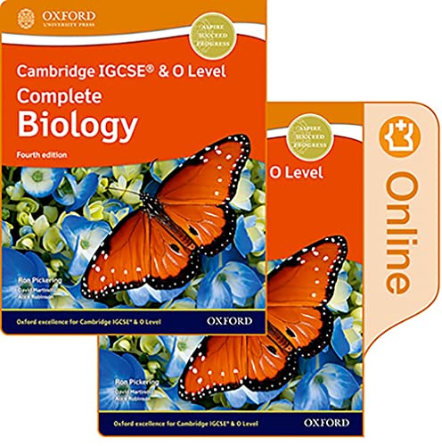 Stock image for Cambridge IGCSE (R) & O Level Complete Biology: Print and Enhanced Online Student Book Pack Fourth Edition (Cambridge IGCSEÂ® & O Level Complete Biology) for sale by AwesomeBooks