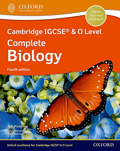 Imagen de archivo de Cambridge IGCSE (R) & O Level Complete Biology: Student Book Fourth Edition Product Bundle a la venta por Books Puddle