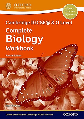 9781382005838: NEW Cambridge IGCSE & O Level Complete Biology: Workbook (Fourth Edition): Workbook 4th Edition (CAIE complete biology science) - 9781382005838