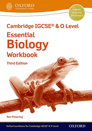 9781382006101: NEW Cambridge IGCSE & O Level Essential Biology: Workbook (Third Edition) (CAIE essential biology science)