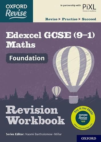 Stock image for Oxford Revise: Edexcel GCSE (9-1) Maths Foundation Revision Workbook: With all you need to know for your 2022 assessments for sale by AwesomeBooks