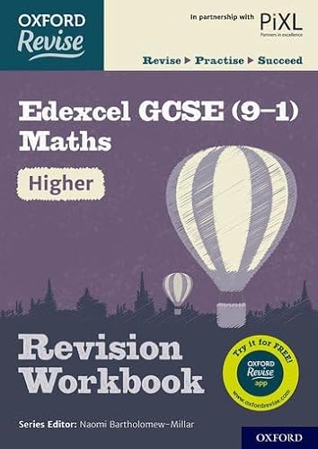 Stock image for Oxford Revise: Edexcel GCSE (9-1) Maths Higher Revision Workbook: With all you need to know for your 2021 assessments for sale by AwesomeBooks