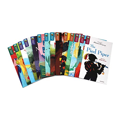 Stock image for Oxford Reading Tree: Greatest Stories Selected by Michael Morpurgo 14 Books Collection Set Age 7+ (Puss In Boots, The Pied Piper, Sleeping Beauty, Mischief Makers & MORE!) for sale by SecondSale