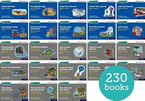 Stock image for Read Write Inc Phonics: Blue Set 6A and Grey Set 7A Storybooks Easy Buy Pack for sale by Revaluation Books