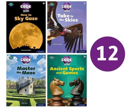 Stock image for Project X CODE Extra: White and Lime Book Bands, Oxford Levels 10 and 11: Sky Bubble and Maze Craze, Class Pack of 12 for sale by Revaluation Books