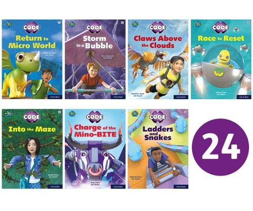Stock image for Project X CODE White and Lime Book Bands, Oxford Levels 10 and 11 Sky Bubble and Maze Craze, Class Pack of 24 for sale by PBShop.store US