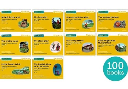 Stock image for Read Write Inc. Phonics: Yellow Set 5 More Storybooks (Pack of 100) (Read Write Inc. Phonics: Storybooks) for sale by Revaluation Books