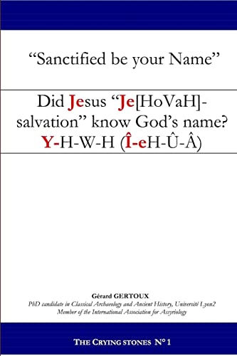 Stock image for Did Jesus "Je[hovah]-salvation" know God's name? for sale by Books Unplugged