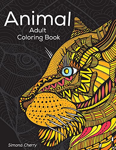 Beispielbild fr Animal Adult Coloring Book: Stress Relieving Designs to Color, Relax and Unwind zum Verkauf von Buchpark