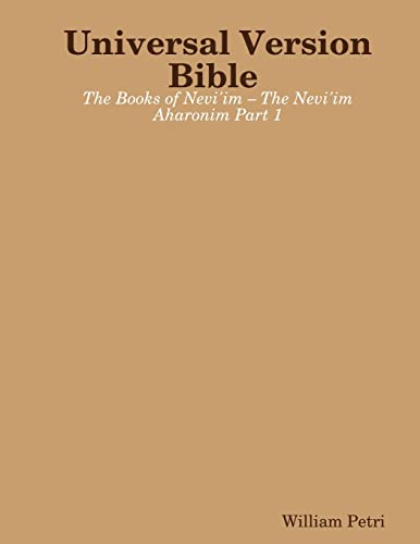 Stock image for Universal Version Bible for sale by Lucky's Textbooks