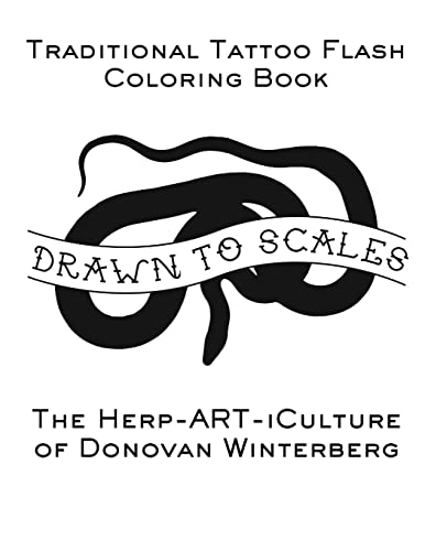 Stock image for Drawn to Scales : Traditional Tattoo Flash Coloring Book for sale by Lucky's Textbooks