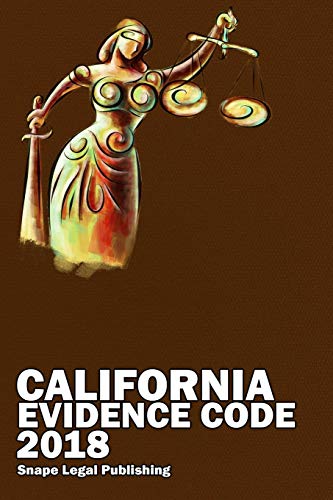 Beispielbild fr California Evidence Code 2018 zum Verkauf von Lucky's Textbooks