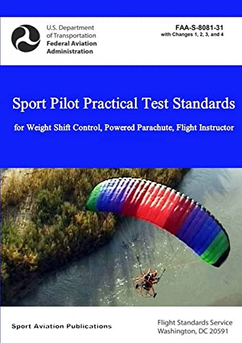 Stock image for Sport Pilot Practical Test Standards Weight Shift Control, Powered Parachute, Flight Instructor for sale by PBShop.store US