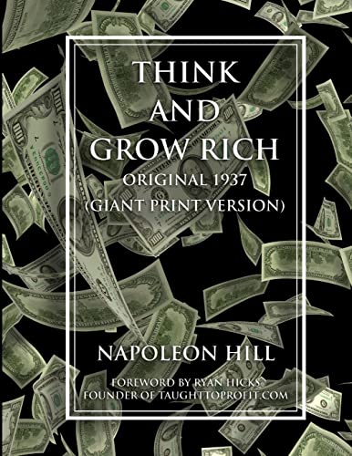 9781387838936: Think and Grow Rich - Original 1937 Version (GIANT PRINT EDITION)