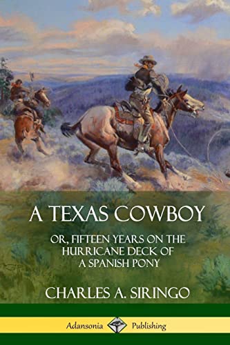 Imagen de archivo de A Texas Cowboy: or, Fifteen Years on the Hurricane Deck of a Spanish Pony a la venta por Half Price Books Inc.