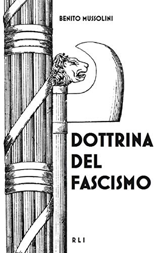 Stock image for Dottrina del Fascismo for sale by PBShop.store US