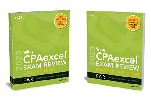 9781394160129: Wiley CPA Exam Review Practice Questions 2023: Financial Accounting and Reporting