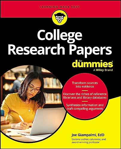 Stock image for College Research Papers for Dummies for sale by ThriftBooks-Dallas