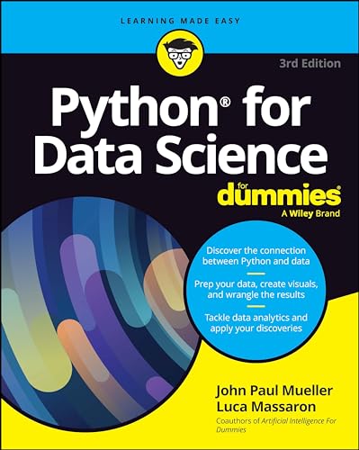 Imagen de archivo de Python for Data Science For Dummies, 3rd Edition Format: Paperback a la venta por INDOO