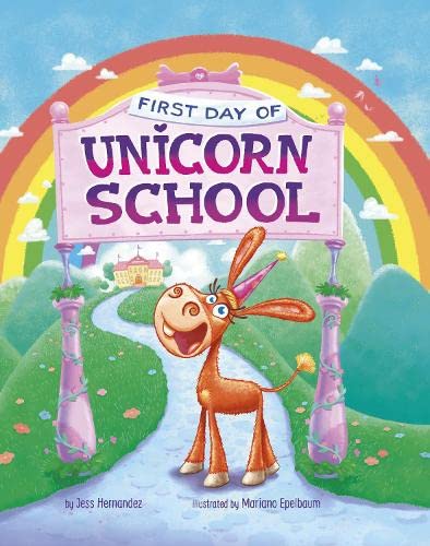 Beispielbild fr First Day of Unicorn School zum Verkauf von WorldofBooks