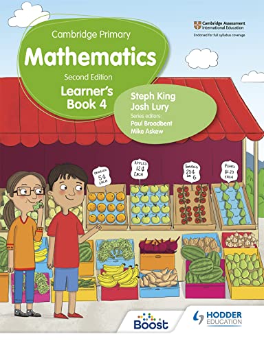 Imagen de archivo de Cambridge Primary Mathematics Learner's Book 4 Second Edition: Hodder Education Group a la venta por Book Deals