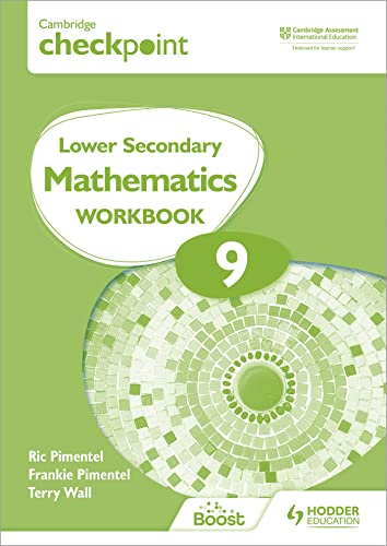 Stock image for Cambridge Checkpoint Lower Secondary Mathematics Workbook 9: Hodder Education Group for sale by GF Books, Inc.