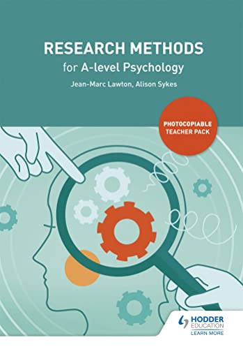 Imagen de archivo de Research Methods for A-level Psychology a la venta por Revaluation Books