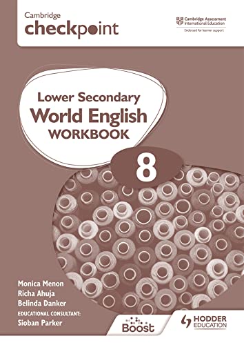 Stock image for Cambridge Checkpoint Lower Secondary World English Workbook 8 for sale by Blackwell's