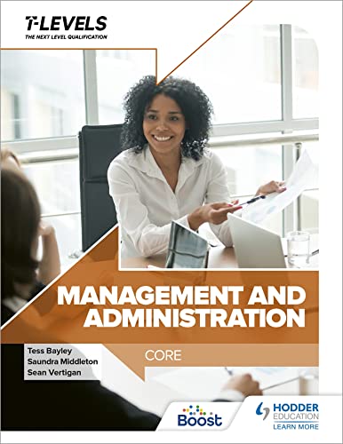 Beispielbild fr Management and Administration T Level: Core zum Verkauf von WorldofBooks