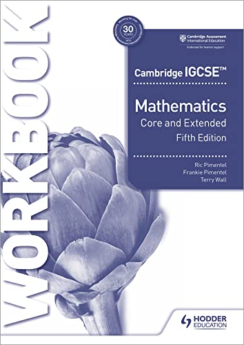 Stock image for Cambridge Igcse Core And Extended Mathematics Workbook Fifth Edition for sale by GreatBookPrices