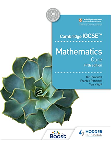 Imagen de archivo de Cambridge IGCSE Core Mathematics Fifth edition: Hodder Education Group a la venta por WeBuyBooks 2