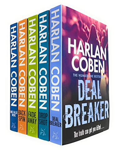 Stock image for Myron Bolitar Series 5 Books Collection Set by Harlan Coben (Deal Breaker, Drop Shot, Fade Away, Back Spin One False Move) for sale by Wizard Books