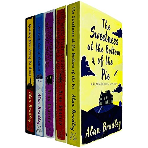 Beispielbild fr Flavia de Luce Mystery Series Books 1 - 5 Collection Set by Alan Bradley (Sweetness at the Bottom of the Pie, Weed That Strings the Hangman's Bag, A Red Herring Without Mustard & MORE!) zum Verkauf von Blindpig Books