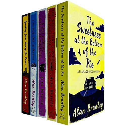 Stock image for Flavia de Luce Mystery Series Books 1 - 5 Collection Set by Alan Bradley (Sweetness at the Bottom of the Pie, Weed That Strings the Hangman's Bag, A Red Herring Without Mustard MORE!) for sale by Wizard Books