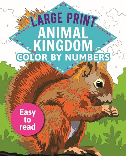 Stock image for Large Print Animal Kingdom Color by Numbers for sale by Blackwell's