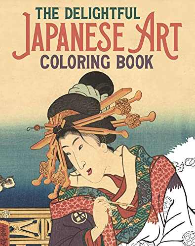9781398809598: The Delightful Japanese Art Coloring Book (Sirius Creative Coloring)