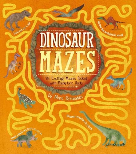 Stock image for Dinosaur Mazes: 45 Exciting Mazes Packed with Prehistoric Facts (Arcturus Fact-Packed Mazes) for sale by WorldofBooks