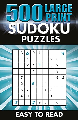 Stock image for 500 Large Print Sudoku Puzzles : Easy to read for sale by Smartbuy