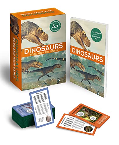 Stock image for Dinosaurs Book and Fact Cards 128-Page Book & 52 Fact Cards for sale by Lakeside Books